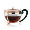 Bodum Tea Pot Chambord, Copper, 11656-18, 44 oz.