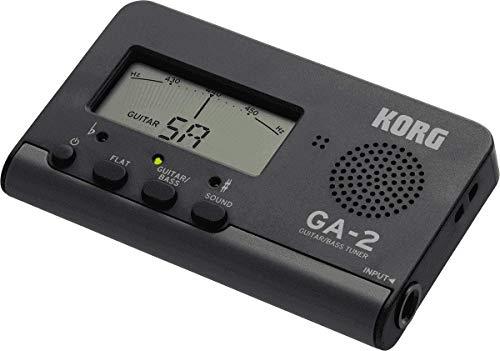 KORG GA-2 Compact Guitar/Bass Handheld Tuner, Black