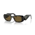 Prada PRADA PR 17WS Black Yellow Marble/Dark Brown 49/20/145 women Sunglasses