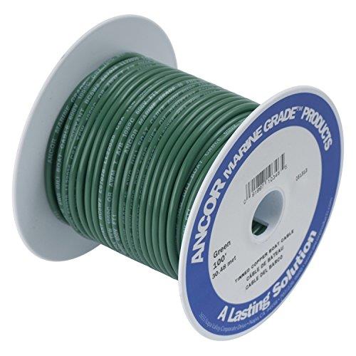 Ancor 111310 Wire, 100' #8 Tinned Copper, Green