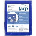Kotap TRA-1416 Waterproof All-Purpose Multi-Use Protection/Coverage 5-mil Poly Tarp, Cut Size: 14 x 16'/Finished Size: 13' 4" X 15' 6", Blue