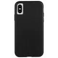 Case-Mate - iPhone Xs Case - Barely There Leather - iPhone 5.8 - Black Leather