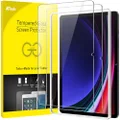 JETech Screen Protector for Samsung Galaxy Tab S9 11-Inch and Galaxy Tab S9 FE 10.9-Inch, with Easy Installation Frame, Tempered Glass Film, HD Clear, 2-Pack
