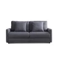 HelloMosma Sofa Bed 2 Seater Lounge Folding Couch Fabric Charcoal Grey