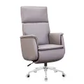 HelloMosma Executive Recliner Office Desk Swivel Computer Chair Adjustable Koala Grey