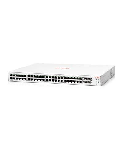 Aruba Instant On 1830 48-Port Gb Smart-Managed Layer 2 Ethernet Switch | 48x 1G | 4X SFP | Fan-Less | AU Cord (JL814A#ABG)
