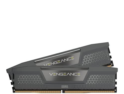 CORSAIR Vengeance DDR5 RAM 32GB (2x16GB) 6200MHz CL32 Intel XMP iCUE Compatible Computer Memory - Black (CMK32GX5M2X6200C32)
