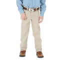 Wrangler Boys' 13mwz Cowboy Cut Original Fit Jean, Prewashed Tan, 16