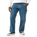 Dickies Men's Relaxed Straight-fit Carpenter Jean, Tinted Heritage Khaki, 44W x 32L