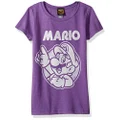 Nintendo Little Girls So Mario Graphic Tee, Purple Berry, S