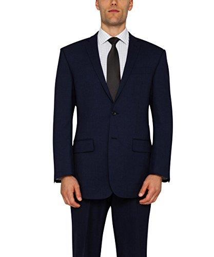 Van Heusen Men's Classic Fit Birdseye Suit Jacket, Ink, 112 Regular