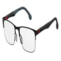 Carrera Men's 8830/V Rectangular Prescription Eyewear Frames, Black, 56mm, 19mm
