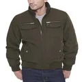 Tommy Hilfiger Men's Performance Bomber Jacket, Army Green Unfilled, XX-Large