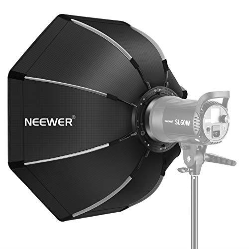 NEEWER 35.4''/90cm Octagonal Softbox Quick Release, with Bowens Mount, Carrying Bag Compatible with Neewer CB60 CB100 CB150 Vision 4 S101-300W/400W and Other Bowens Mount Light -SF-RPBO36