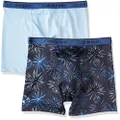 Calvin Klein Boys' Kids Performance Boxer Brief Underwear, Multipack, 2 Pack - Blue Heaven/Firework, X-Large
