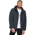 Calvin Klein Men's Arctic Faille 3 in 1 Systems Jacket, True Navy, X-Large