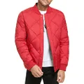 Calvin Klein Men's Reversible Diamond Quilted Jacket, Deep Red, X-Large
