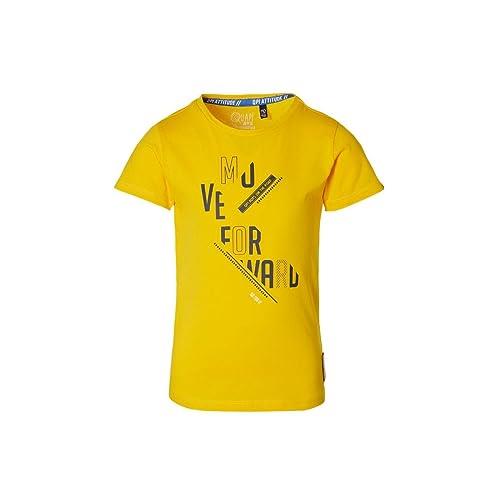Quapi Boy's Fadil T-Shirt, Yellow, Size 7-8 Years