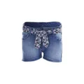 Quapi Girl's Fonne Denim Shorts, Blue, Size 5-6 Years