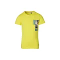Quapi Boy's Ferhan T-Shirt, Yellow, Size 11-12 Years