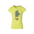 Quapi Girl's Fauna T-Shirt, Yellow, Size 9-10 Years