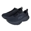 Hoka Men's Bondi 8 Wide (2E-Width) Shoes, Black/Black, 10.5 Size