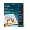 Epson Premium Photo Paper Glossy (8x10 Inches, 20 Sheets) (S041465)