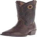 ARIAT Heritage Roughstock Western Boots - Kids’ Leather Country Riding Boot, Brown, 6 Toddler