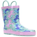 Western Chief Kid's Waterproof Printed Rain Boot Size: 5-6 Toddler