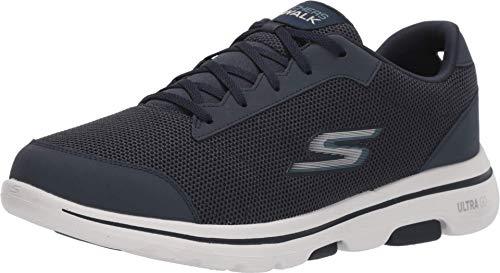 Skechers Men's GO Walk 5-55519 Sneaker, Navy/Blue, 12 M US