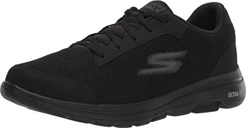 Skechers Men's GO Walk 5-55519 Sneaker, Black, 10.5 Extra Wide US