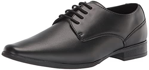 Calvin Klein Men's Brodie Oxford Shoe, Black Leather 970, 12