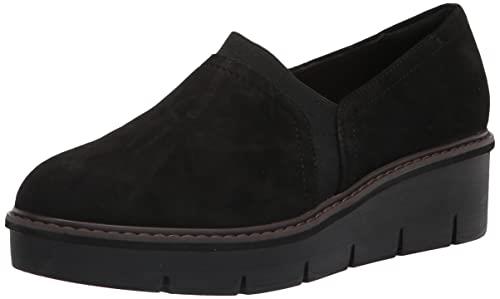 Clarks Men's Airabell Mid Loafer, Black Suede, 8.5