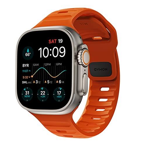 Nomad Sport Strap Watchband for Apple Watch, Ultra Orange, 45 mm