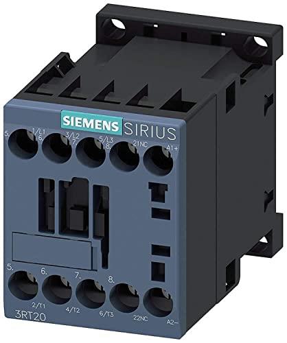 Siemens 3RT20161BB42 CONTACTOR, AC-3, 4KW/400V, 1NC, DC 24V, 3-Pole, SZ S00 Screw Terminal