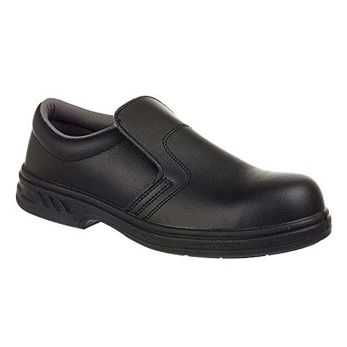 Portwest Steelite Slip On Safety Shoe, Black, Size 43