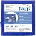 Kotap All-Purpose Multi-Use, Indoor/Outdoor Protection/Coverage Waterproof 5-mil Poly Tarp, Blue, 8 x 20 ft., TRA-0820