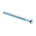 Prime-Line 9056467 Hex Lag Screws, 3/8 in. X 5 in, A307 Grade A Zinc Plated Steel, 50-Pack