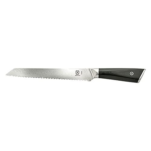 Mercer Culinary M13789 Premium Grade Super Steel, 8-Inch Serrated Bread Knife, G10 Handle
