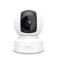 TP-Link Tapo Pan/Tilt AI Smart Home Security Wi-Fi Camera, Baby Monitor, 2K 3MP, Motion & Person Detection, Notification, SD Card Slot, Voice Control, No hub required (Tapo C212)