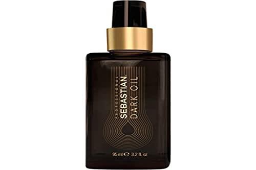 SEBASTIAN Professional Dark Oil - Fast Absorbing Styling Oil (95 ml) - Weightless Hair Oil with Argan Oil for Smoothness and Fullness - Nourishes and Styles