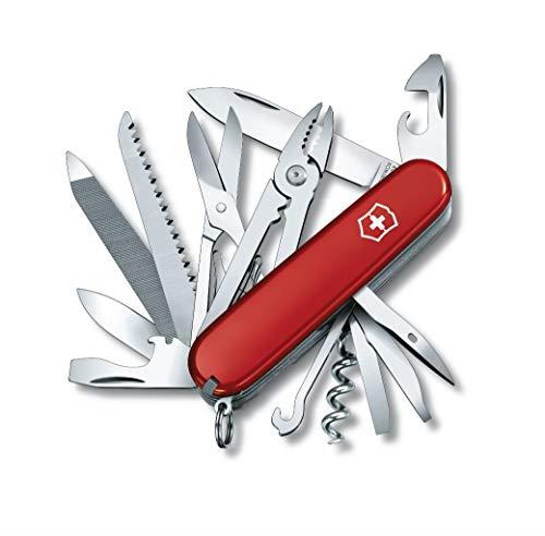 Victorinox Swiss Army Pocket Knife Handyman with 24 Functions, Red