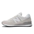 New Balance Men's Nb 574 Sneakers, Nimbus Cloud with White, 10 US