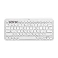 Logitech Pebble Keys 2 K380s, Multi-Device Bluetooth Wireless Keyboard with Customisable Shortcuts, Slim and Portable, Easy-Switch for Windows, MacOS, iPadOS, Android, Chrome OS - Tonal Off White