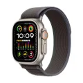 Apple Watch Ultra 2 [GPS + Cellular 49-mm] Smartwatch with Rugged Titanium Case & Blue/Black Trail Loop M/L