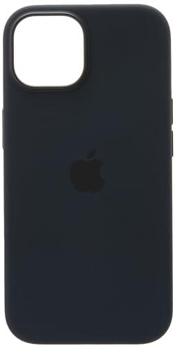Apple iPhone 15 Silicone Case with MagSafe — Black ​​​​​​​