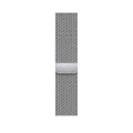 Apple Watch Band - Milanese Loop - 45-mm - Silver - One Size