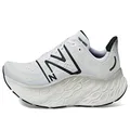 New Balance Men's Fresh Foam X More V4 Running Shoe, White/Black Metallic/Black, 16 US