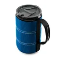 GSI Outdoors Insulated Infinity Backpacker Mug for Camping, Sturdy and Lightweight, Blue, 17 fl oz