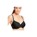 Wacoal Women's Ultimate Side Smoother Underwire T-Shirt Bra, Black, 30C